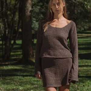 Indigo Luna Paloma Longsleeve in Truffle